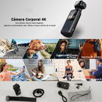 Cámara Digital de Bolsillo 4K – Rotación 270°, WiFi, Estabilización y Grabación en Movimiento