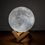 Lámpara Luna 16 Colores Mando Distancia