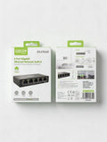 Switch Ethernet 5 puertos, 1000Mbps RJ45 LAN Divisor de Internet para computadora/Hub/Switch/Router/Set-Top Box, GL69660