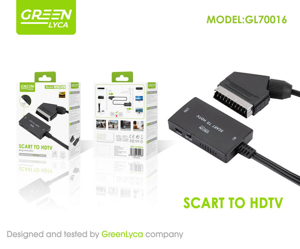 Convertidor SCART a HDMI para señal digital.