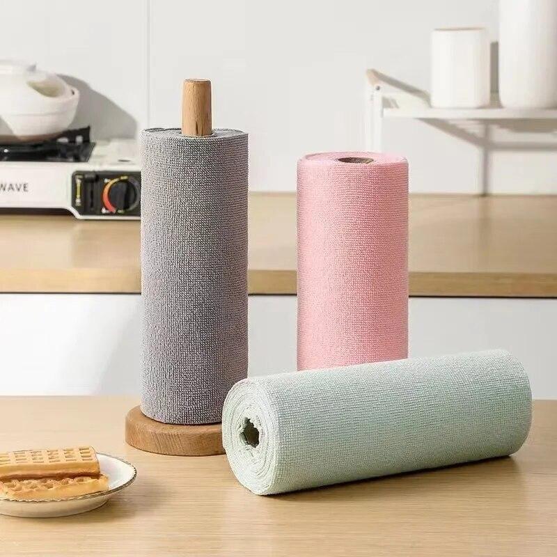 Rollo de paños de microfibra