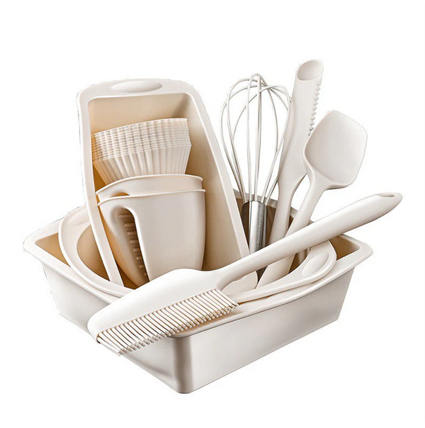 SET PROFESIONAL DE COCINA CON ACCESORIO DE SILICONA 22