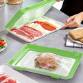 Pack 3 Bandejas Apilables con Tapa Flexible Hermética | Conservación de Alimentos Frescos Reutilizable