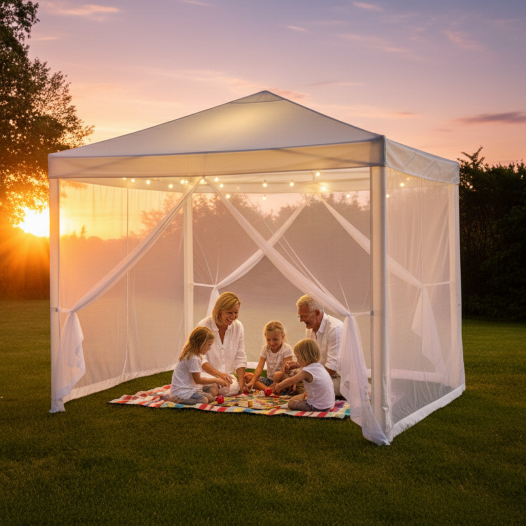 Carpa con mosquitera 360º y protección UV