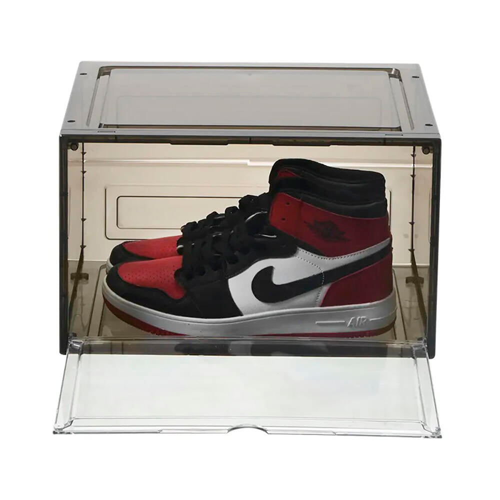Cajas para sneakers  4 unidades, plegable, para tallas de hasta 46 MAGNÉTICO TRASLUCIDO