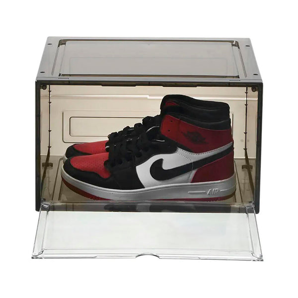 Cajas para sneakers  4 unidades, plegable, para tallas de hasta 46 MAGNÉTICO TRASLUCIDO