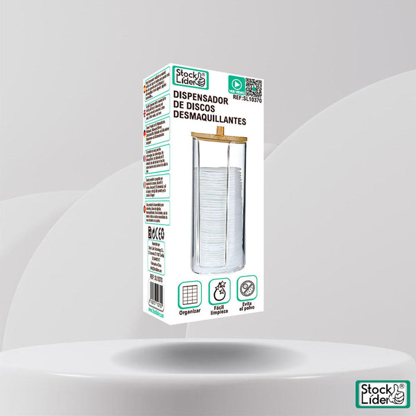 Dispensador de discos desmaquillantes