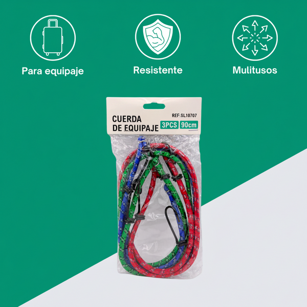 Cuerda de equipaje 3PCS