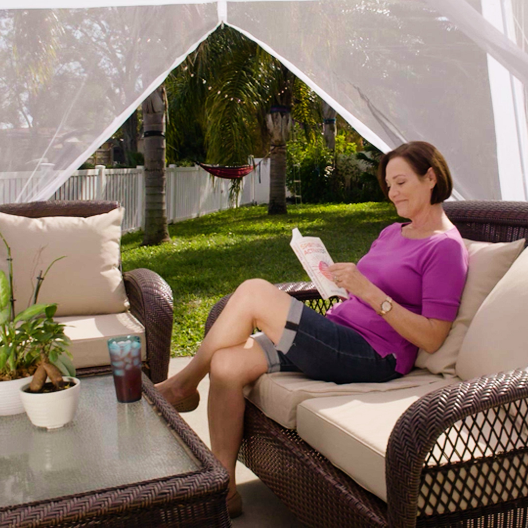 Carpa con mosquitera 360º y protección UV