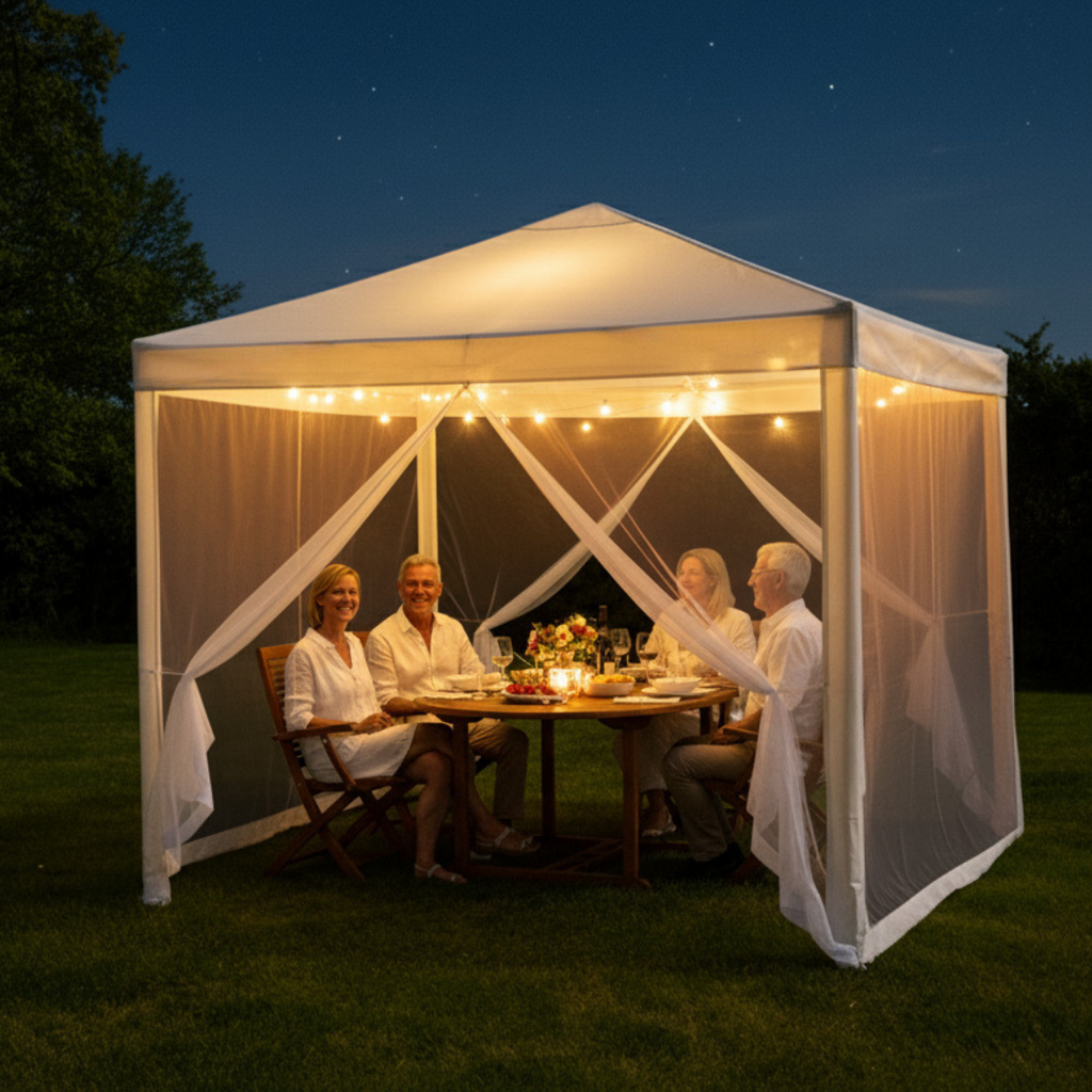 Carpa con mosquitera 360º y protección UV