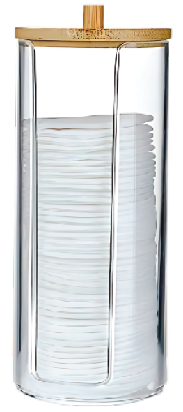 Dispensador de discos desmaquillantes