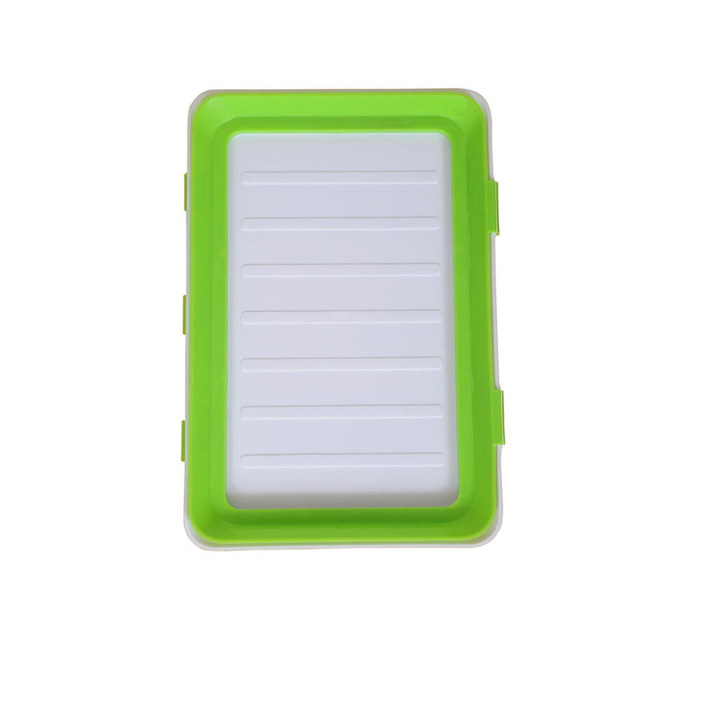 Pack 3 Bandejas Apilables con Tapa Flexible Hermética | Conservación de Alimentos Frescos Reutilizable