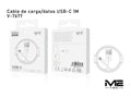 Cable USB-A a USB-C 3.0A, 100cm, M2 TEC